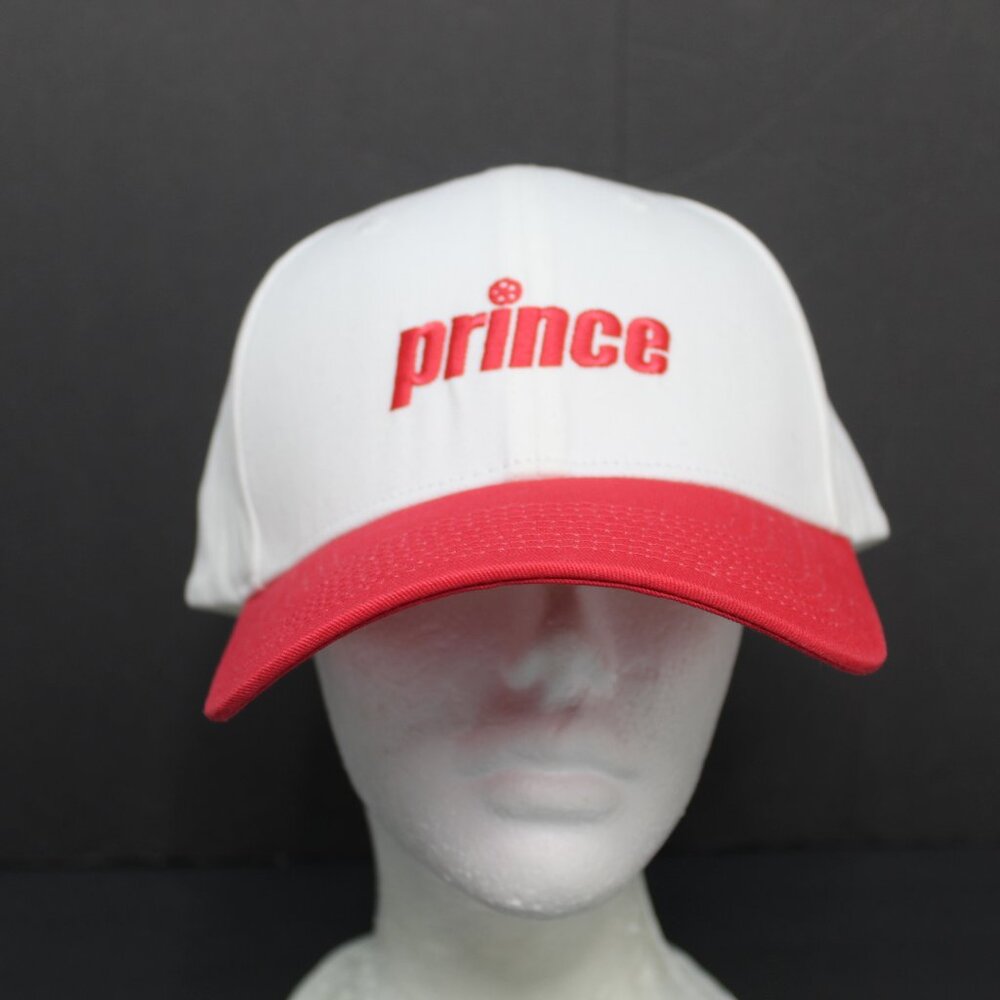 Prince Pickleball Adjustable Strapback Hat Cap White